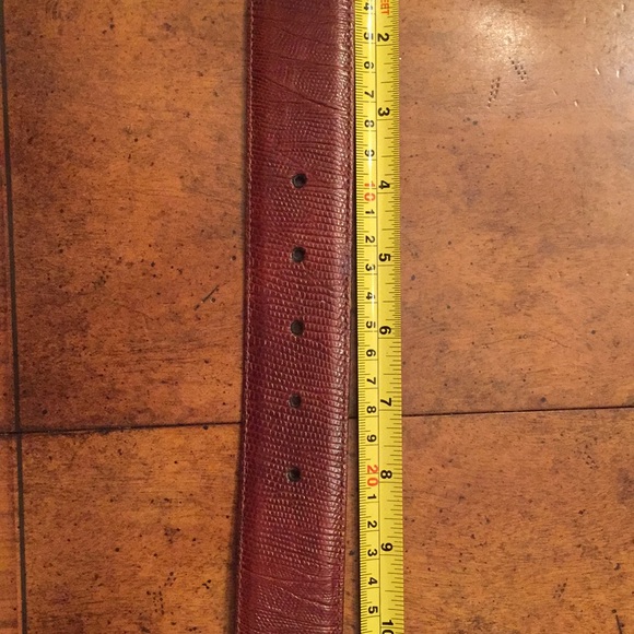 BRIGHTON LEATHER BELT  BROWN  GOLD & SILVER BUCKLE - Picture 5 of 5